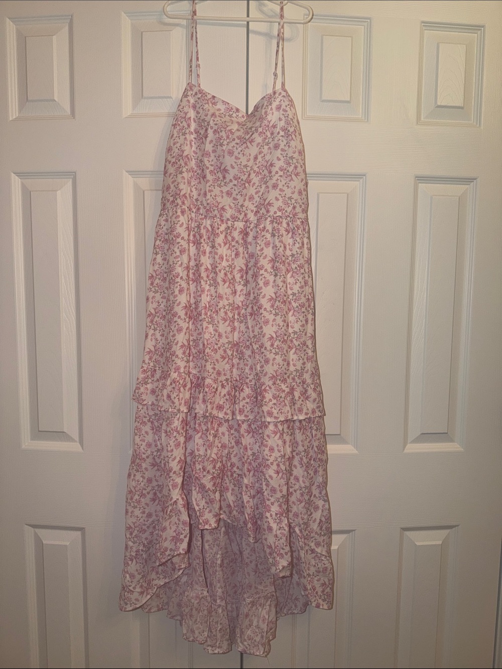 Trixxi Pink Floral Maxi Dress